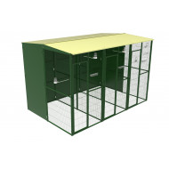 Voliera pre exoty , 6m2, 2.05m x 3m x 2m 